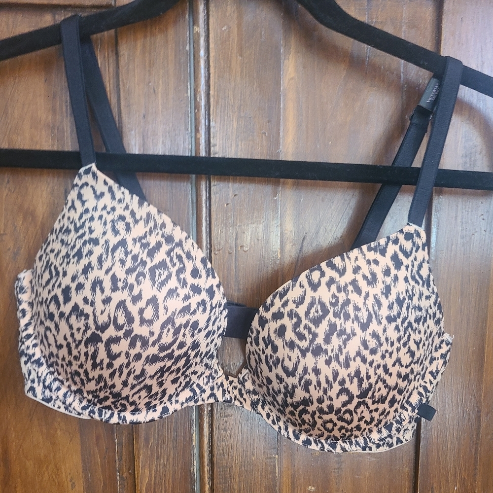 Victoria's Secret Bra Pushup Leopard Print